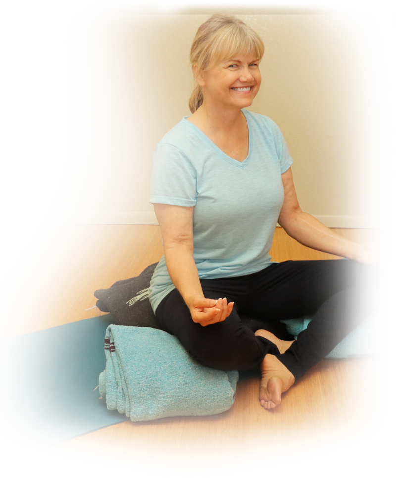 Supported Easy Cross Leg Pose